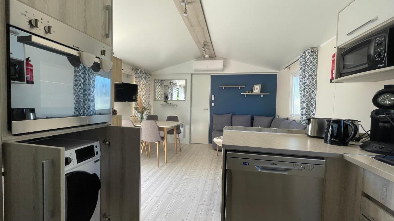 Mobil Home Xxl - Bord Lac - Camping Les Viviers - Lege Cap Ferret Exterior foto