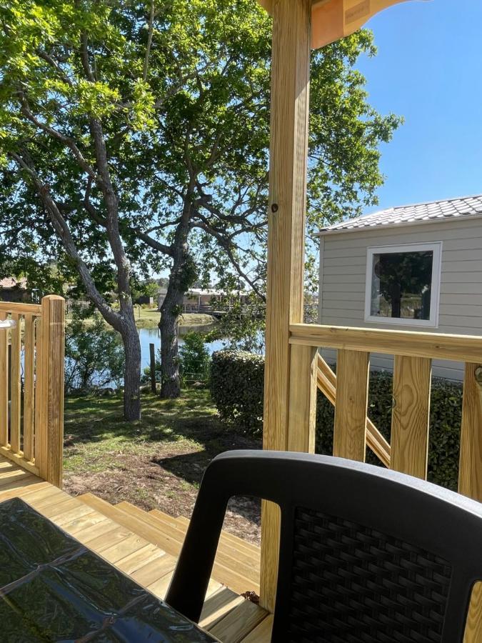 Mobil Home Xxl - Bord Lac - Camping Les Viviers - Lege Cap Ferret Exterior foto